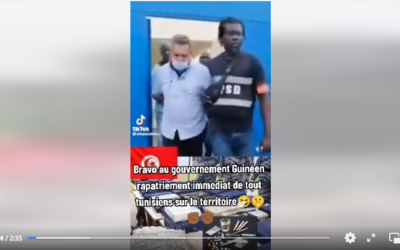 Cette vidéo de la police ivoirienne n’annonce pas l’expulsion de ressortissants tunisiens de la Guinée