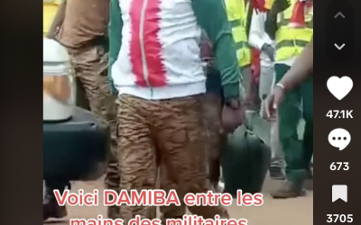 Coup d’Etat au Burkina Faso : Cette vidéo ne montre pas l’arrestation de l’ex-président Damiba