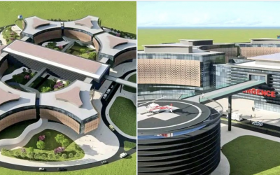 Cette image ne montre pas la maquette d’une prison mais d’un projet d’extension de la ville de Kinshasa