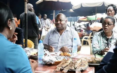 Cette photo du président gabonais déchu Ali Bongo date de 2016