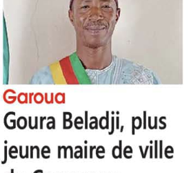 Oui, Goura Beladji est le plus jeune maire d’une ville au Cameroun