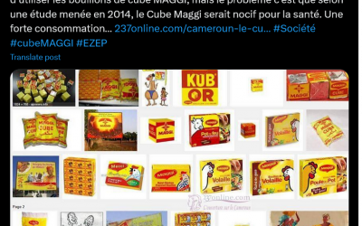 Oui, le cube Maggi augmente les risques cardiovasculaires