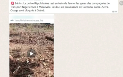 Rien ne permet de confirmer que la Police républicaine serait en train de fermer les gares des compagnies de transport nigériennes à Malanville