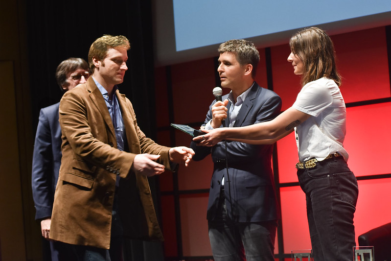 Samuel Forey reçoit son prix. Photo : Malvina Raud