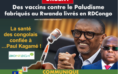 Faux, les vaccins antipaludiques livrés en RDC n’ont pas été fabriqués au Rwanda