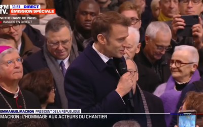 Faux, Emmanuel Macron avait bien le droit de prononcer un discours dans Notre-Dame pour la dernière réunion de chantier