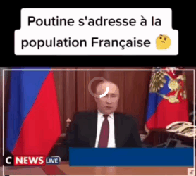 Non, Vladimir Poutine ne s’est pas adressé à la population française dans ce discours